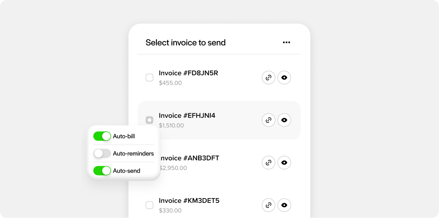 Works with recurring and auto-pay billing