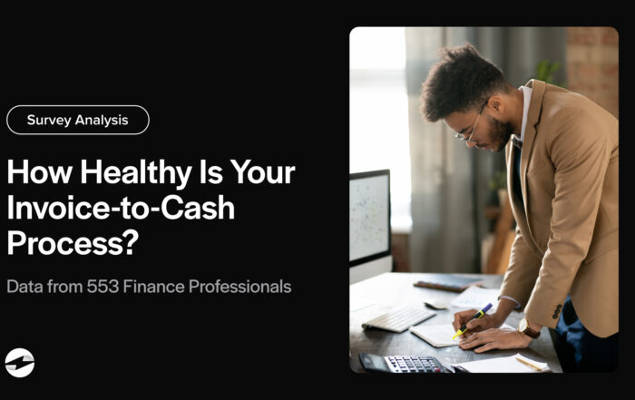 invoice-to-cash process survey data from 553 finance professionals