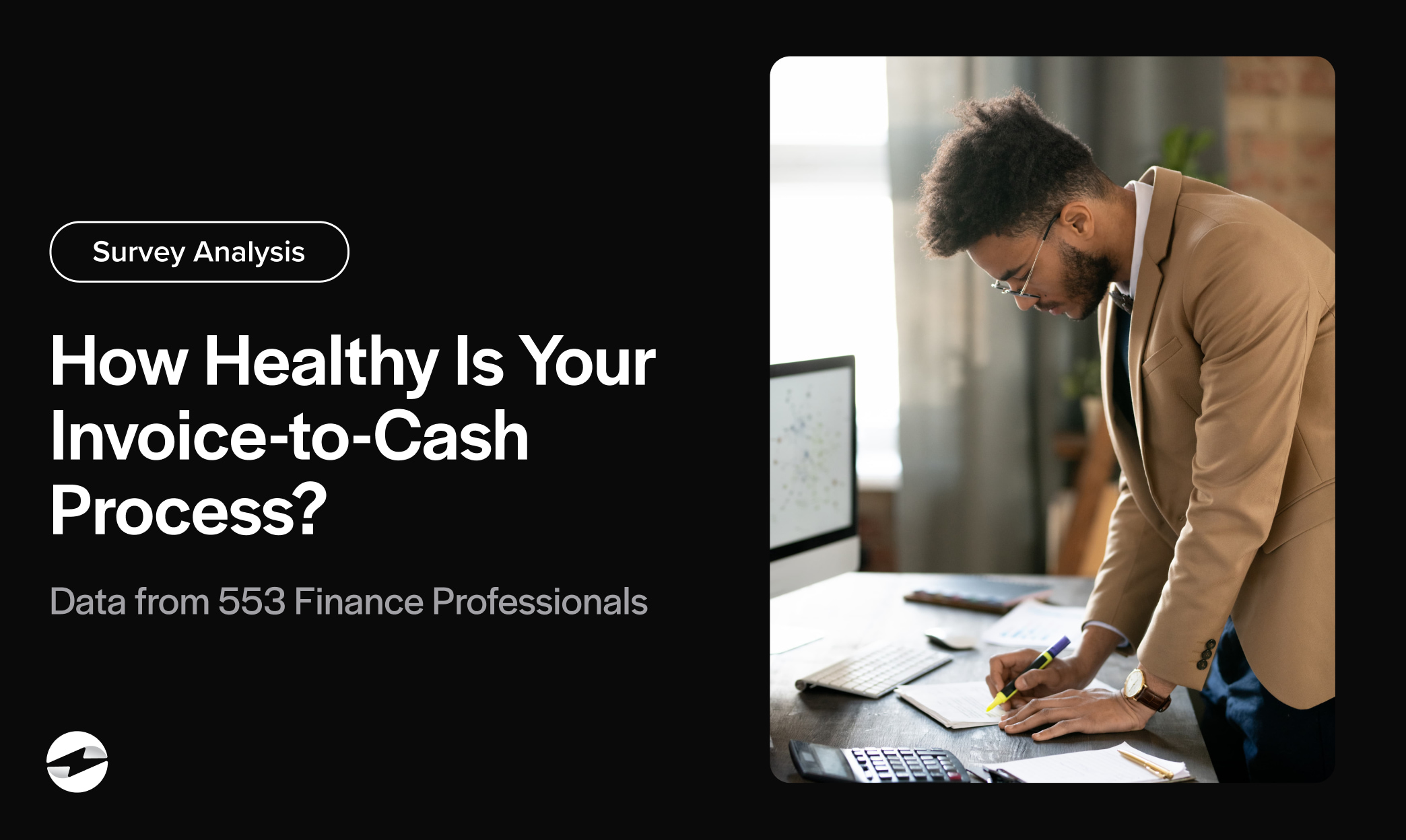 invoice-to-cash process survey data from 553 finance professionals