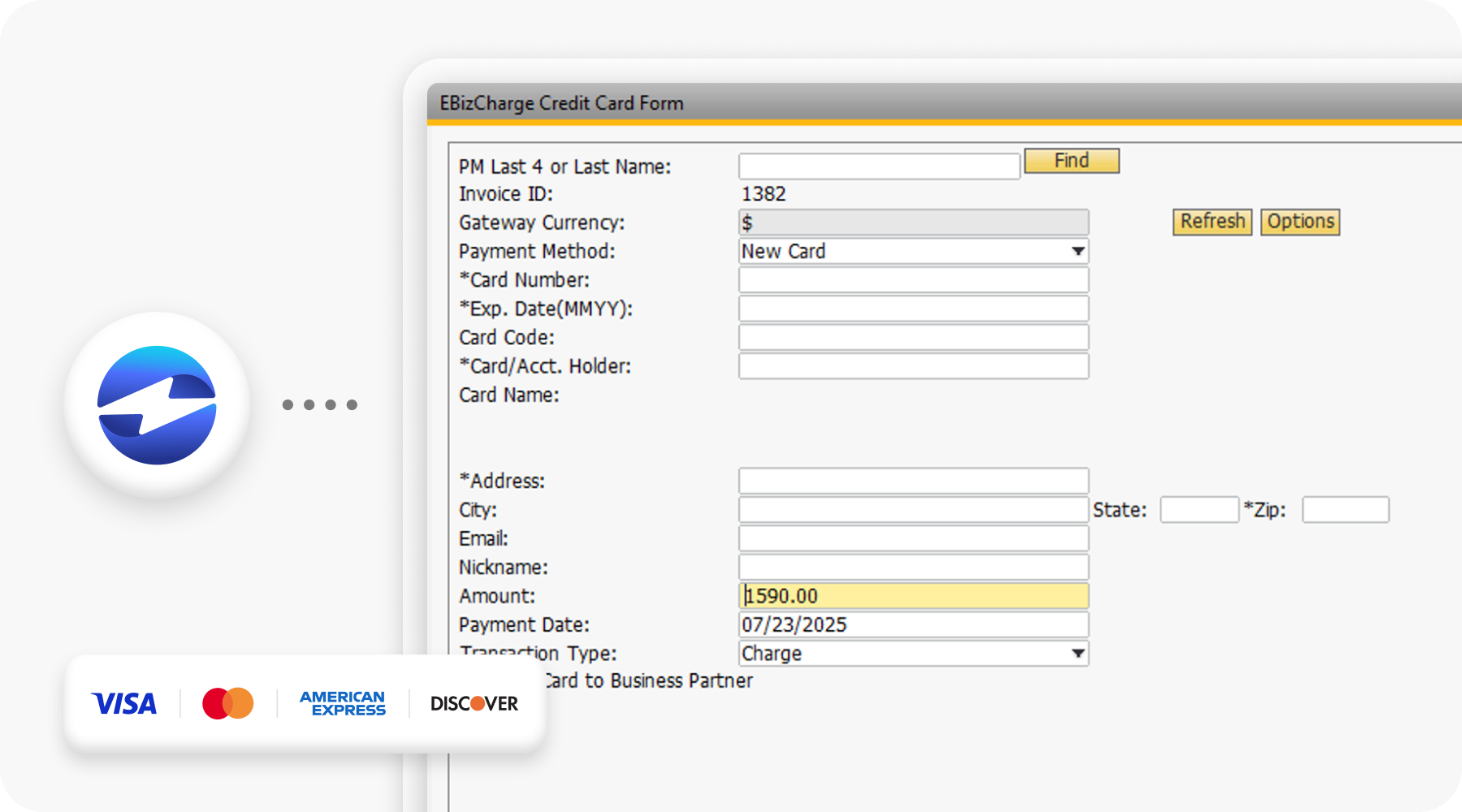 sap b1 payment processing integration