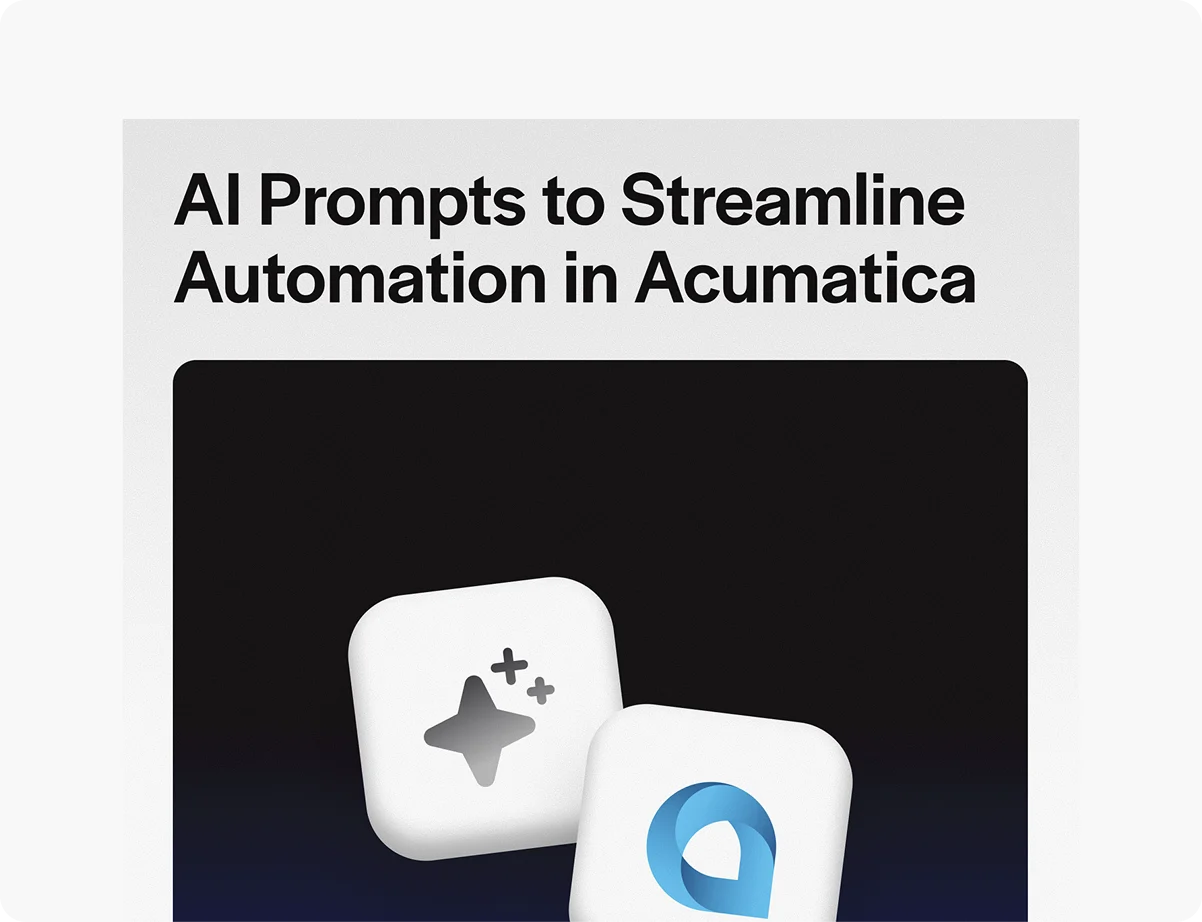 AI prompts for acumatica