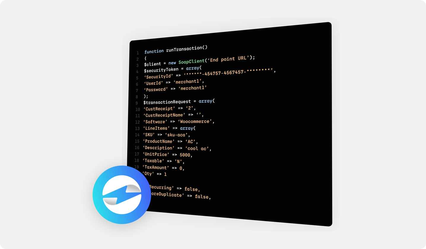 An enterprise payment gateway with API access