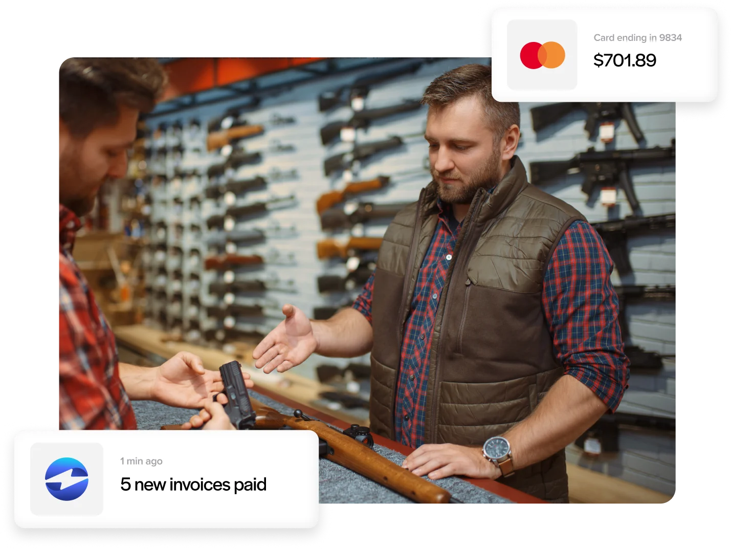 Built for friendly Firearm credit card processing