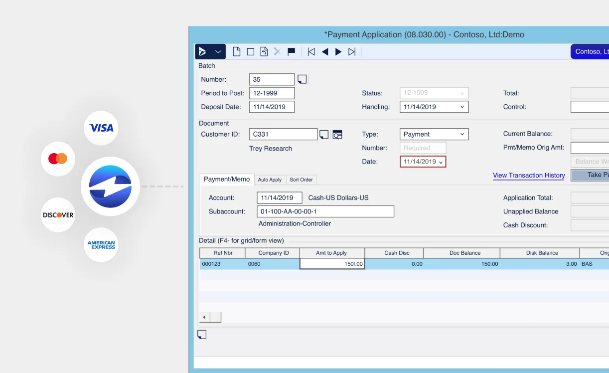 Microsoft Dynamics SL Payment Processing