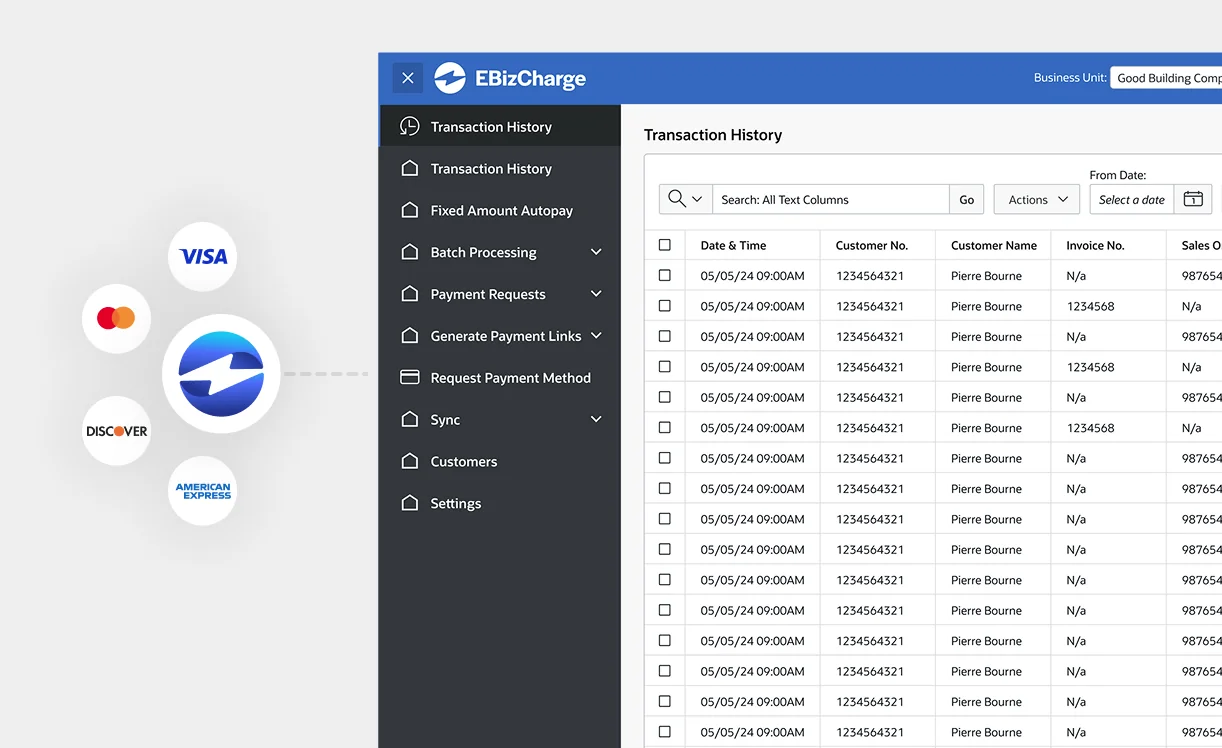 Oracle Fusion Credit Card Processing