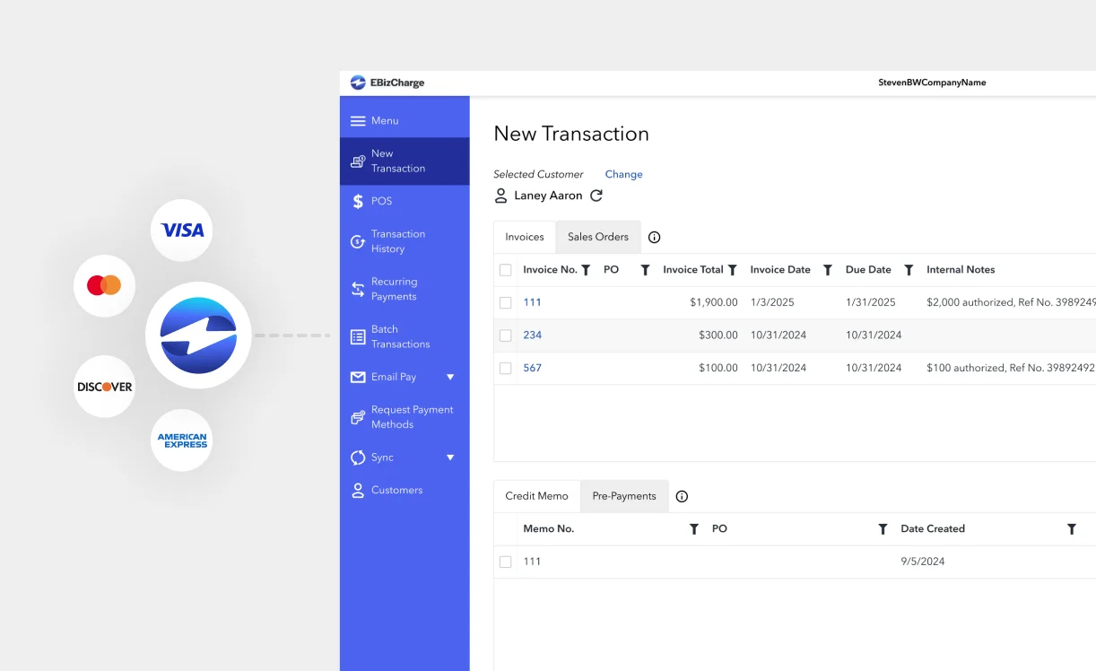 Sage BusinessWorks Payment Processing