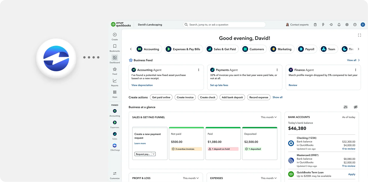 Works directly within your QuickBooks Desktop workflow
