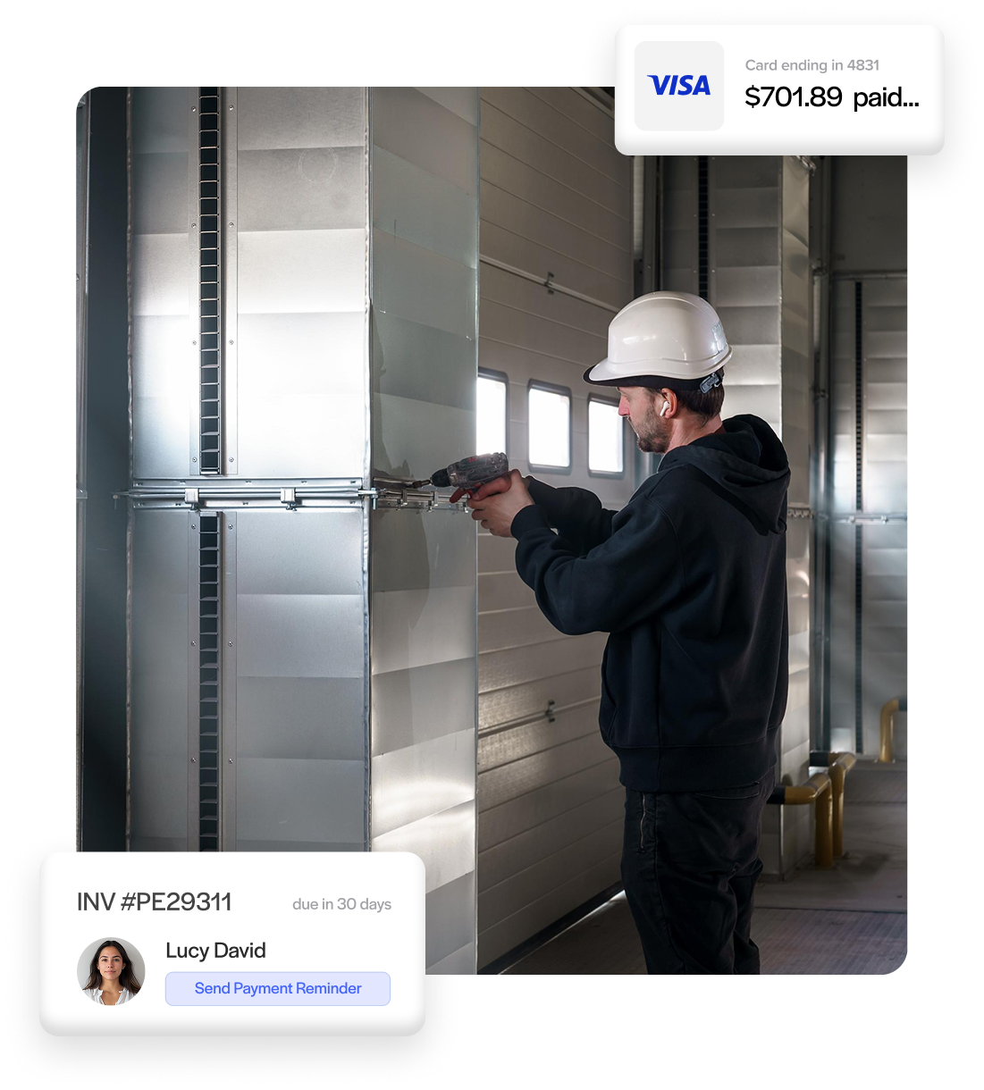 Built for reliable door industry credit card processing