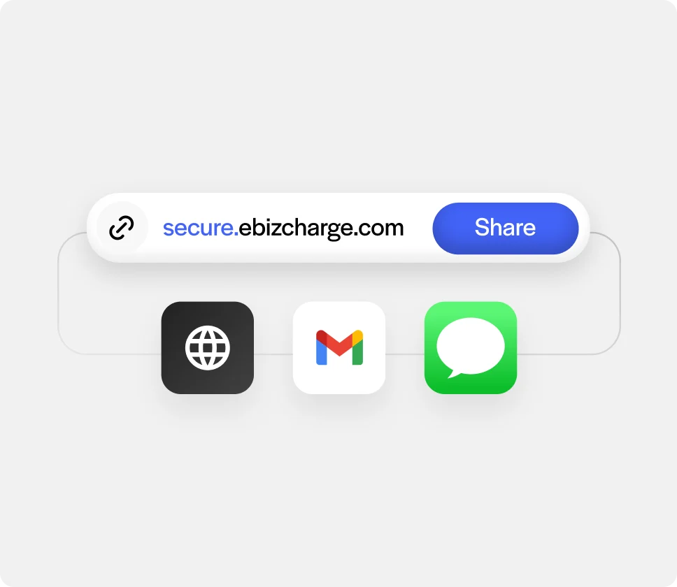 Payment links and email invoicing