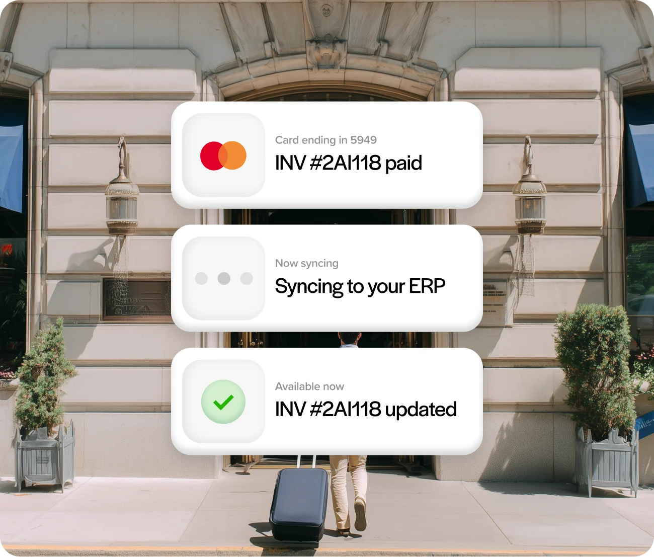 Payment processing built for Hotels