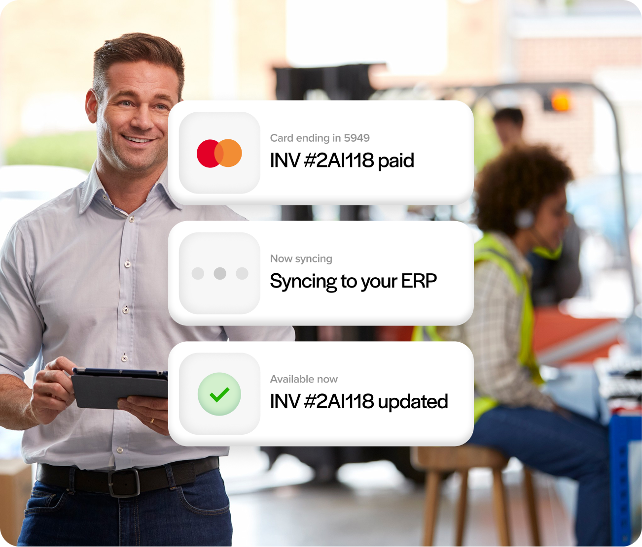 Payment processing built for Logistics companies